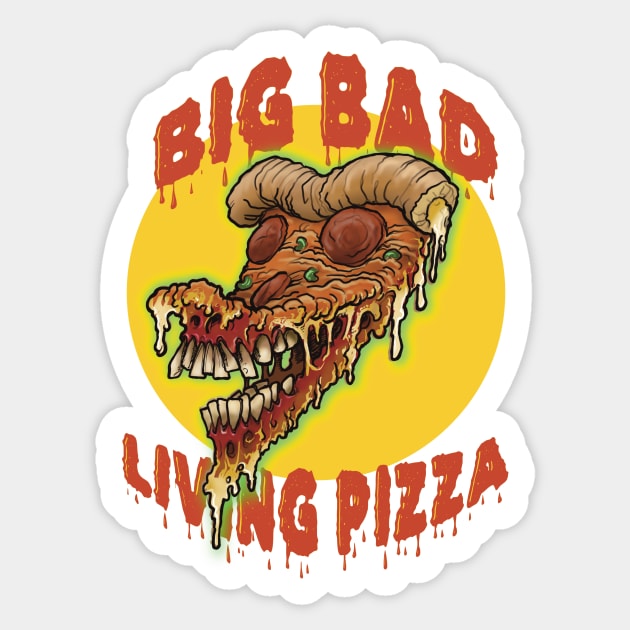 living dead pizza Sticker by Paskalamak